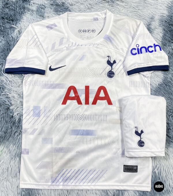 Bộ áo bóng đá Tottenham trẻ em super sân nhà xuông hàng thailand 2023-2024 Giống thi đấu 99% thêu