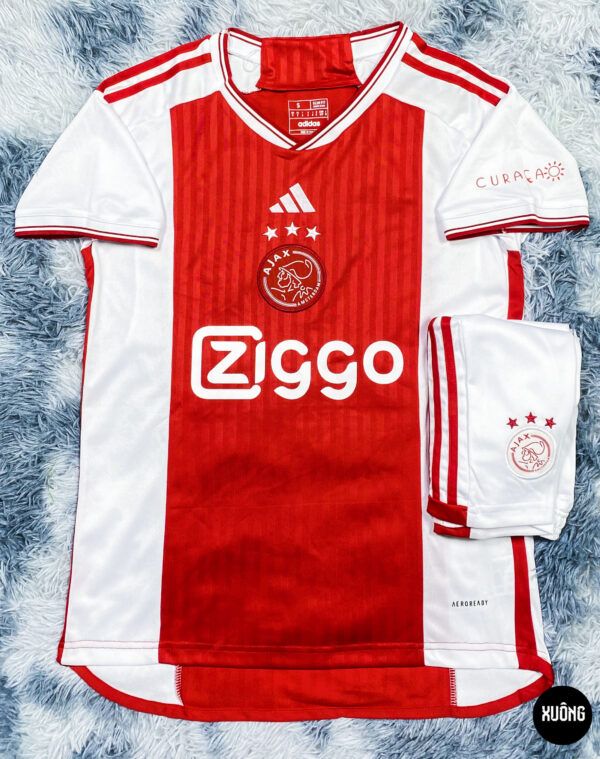 Bộ áo bóng đá Ajax sân khách Super có hàng thailand 2024-2023 Giống thi đấu 99%