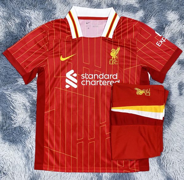 Bộ áo bóng đá Liverpool Sân Nhà 24/25 super hàng Thailand Giống thi đấu 99%