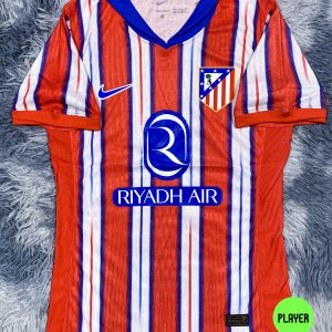 Bộ áo bóng đá Atletico Madrid sân nhà Bodyfix 2024/25 hàng Thailand chuẩn thi đấu 100%