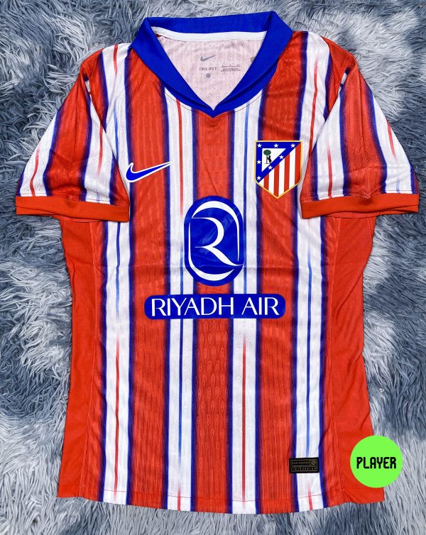 Bộ áo bóng đá Atletico Madrid sân nhà Bodyfix 2024/25 hàng Thailand chuẩn thi đấu 100%