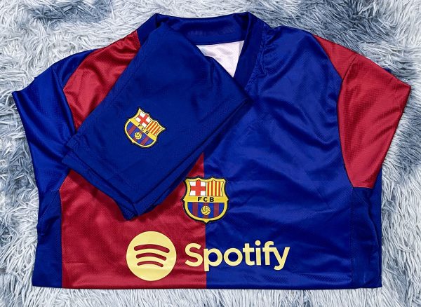 Bộ áo bóng đá Barca – Barcelona sân nhà hàng Thailand 2024-2025 Giống thi đấu 99%